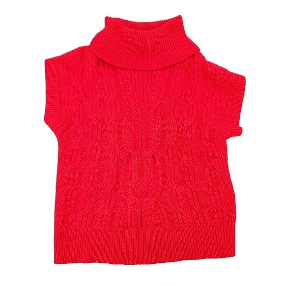 Talbots Sweaters - Talbots Sweater Womens Size MP Medium Petite Turtleneck Cable Knit Wool Blend